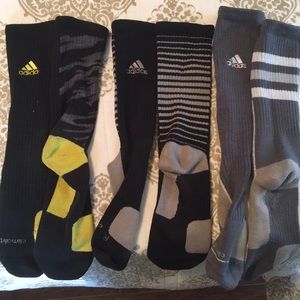 3 pairs of adidas socks